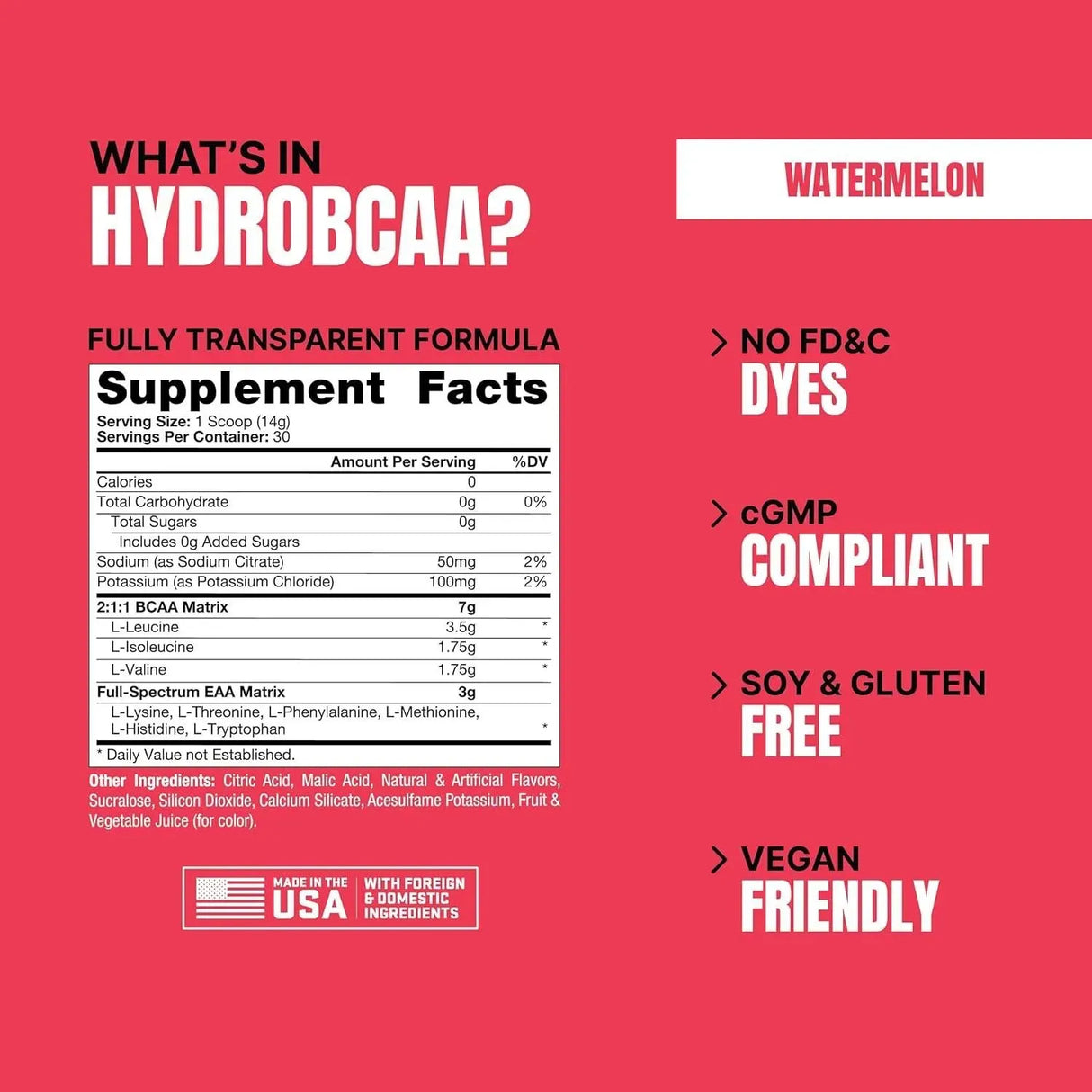 PROSUPPS - PROSUPPS HydroBCAA BCAA/EAA Full Spectrum Matrix Watermelon 30 Servicios 420Gr. - The Red Vitamin MX - Suplementos Alimenticios - {{ shop.shopifyCountryName }}