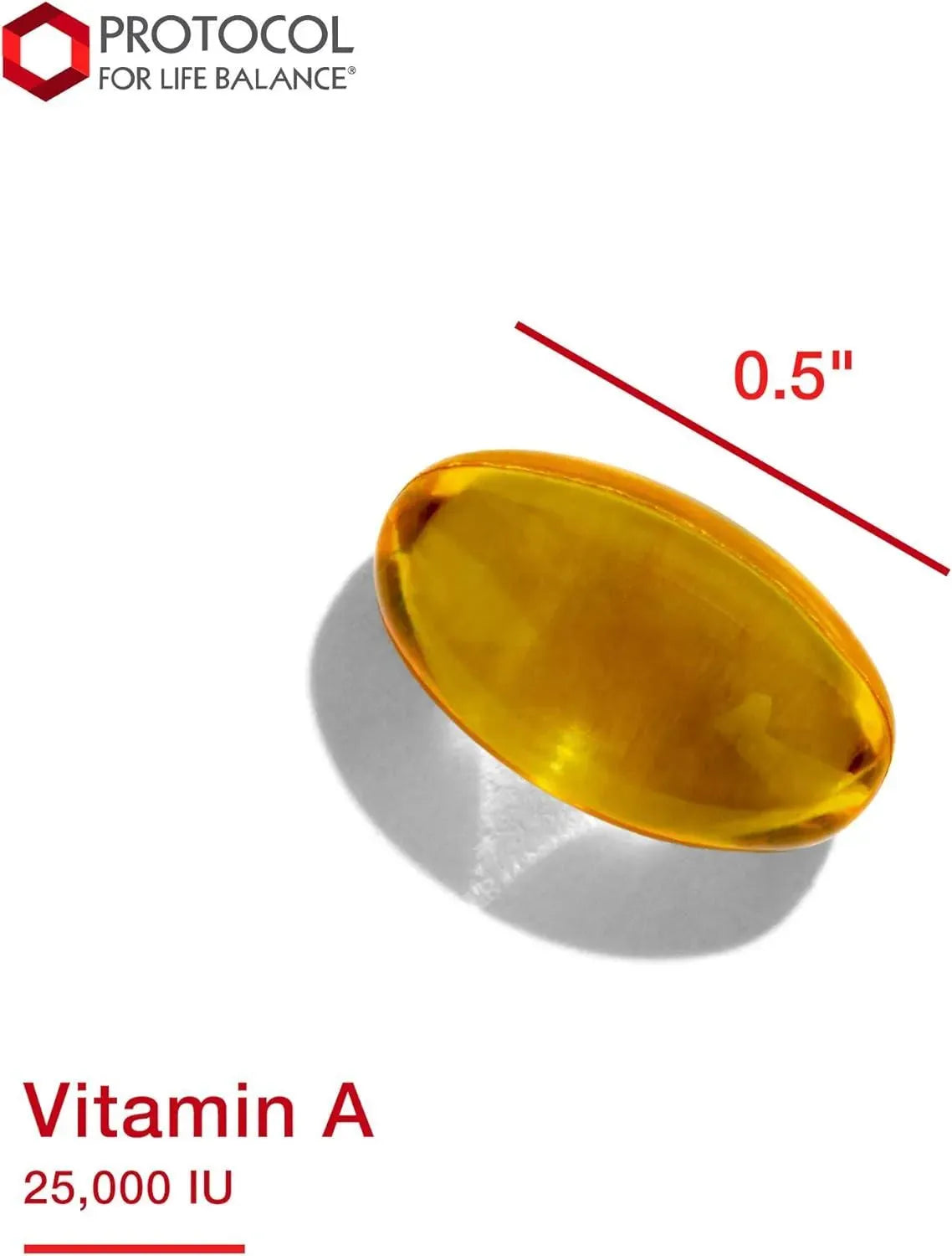 PROTOCOL FOR LIFE BALANCE - Protocol Vitamin A 25,000 IU 100 Capsulas Blandas - The Red Vitamin MX - Suplementos Alimenticios - {{ shop.shopifyCountryName }}