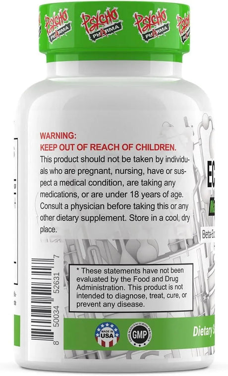 PSYCHO PHARM - Psycho Pharma ECDYSTERONE 95% 1000Mg. 120 Capsulas - The Red Vitamin MX - Suplementos Alimenticios - {{ shop.shopifyCountryName }}