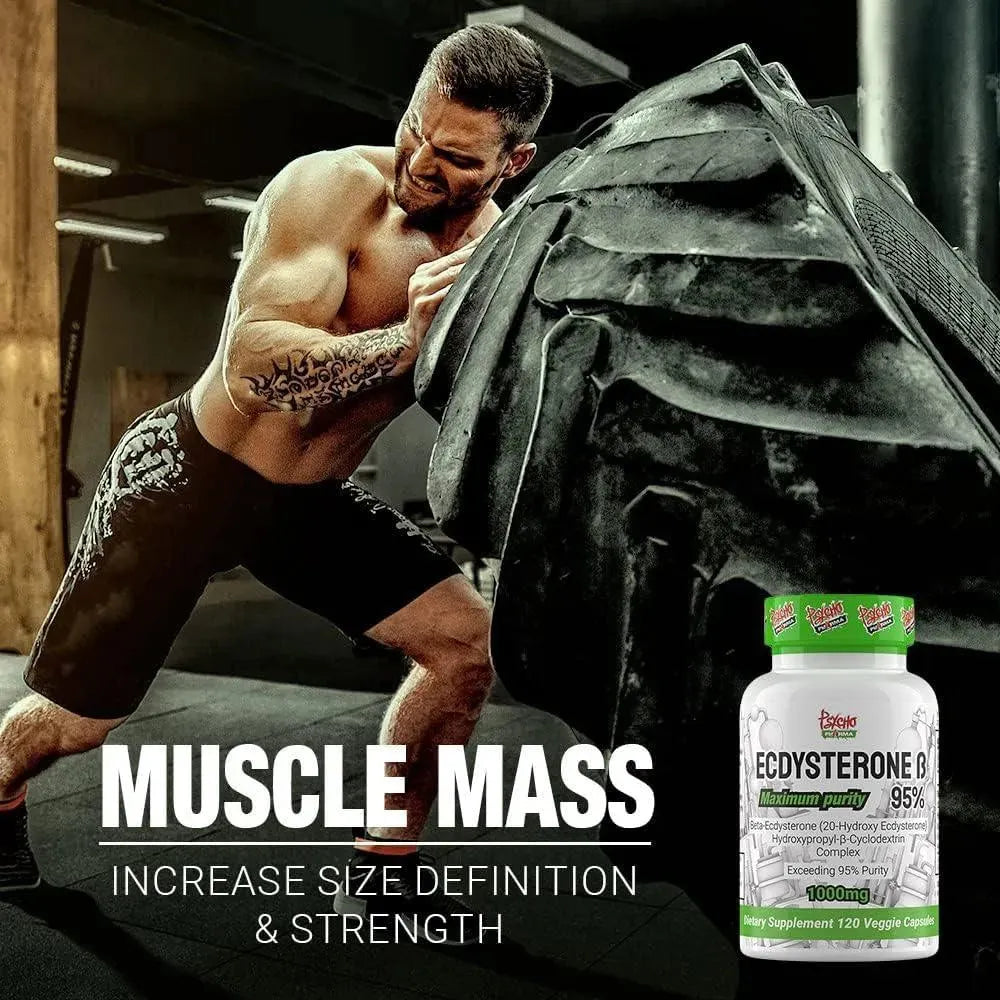 PSYCHO PHARM - Psycho Pharma ECDYSTERONE 95% 1000Mg. 120 Capsulas - The Red Vitamin MX - Suplementos Alimenticios - {{ shop.shopifyCountryName }}