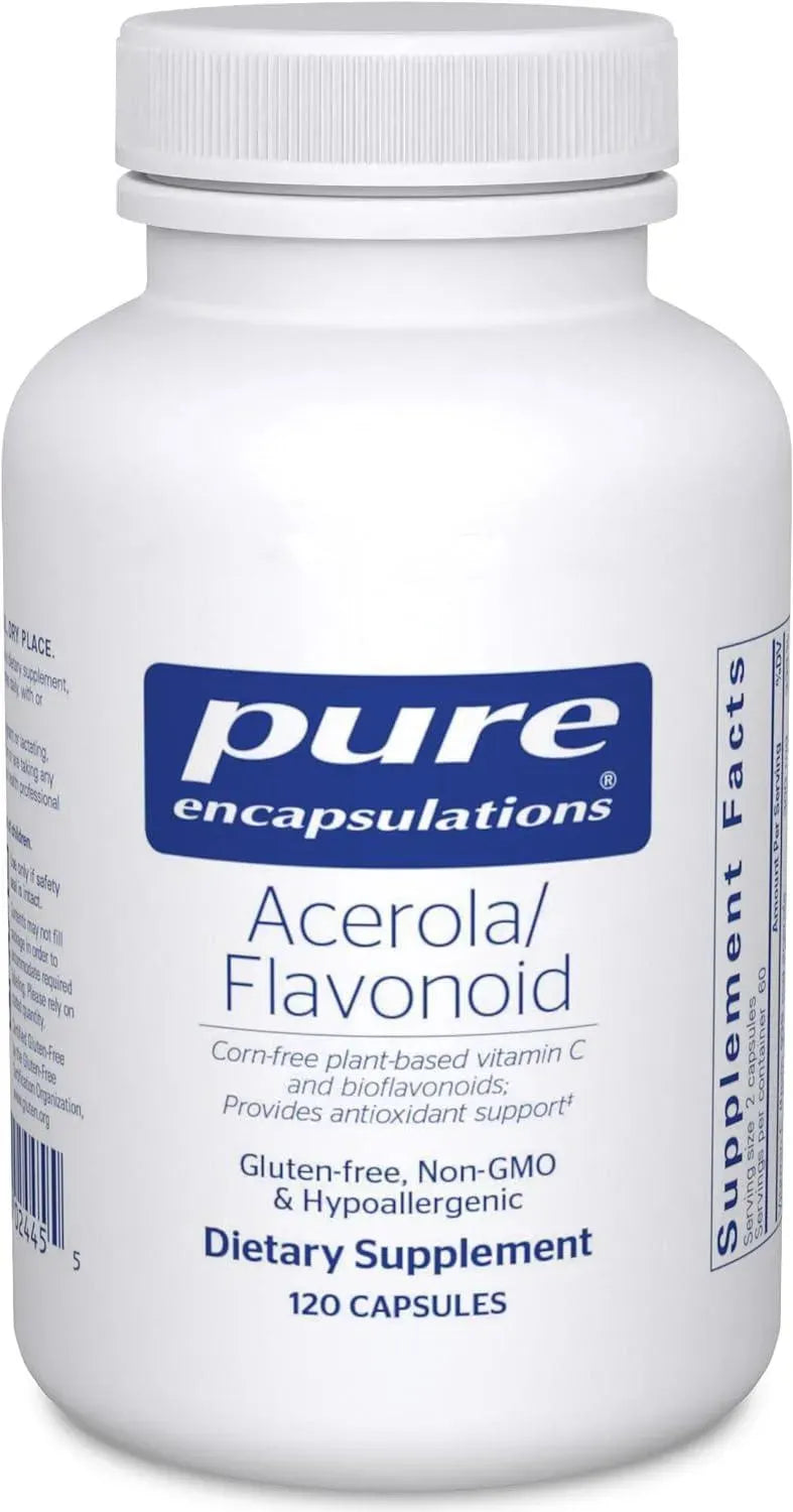 PURE ENCAPSULATIONS - Pure Encapsulations Acerola/Flavonoid 120 Capsulas - The Red Vitamin MX - Suplementos Alimenticios - {{ shop.shopifyCountryName }}