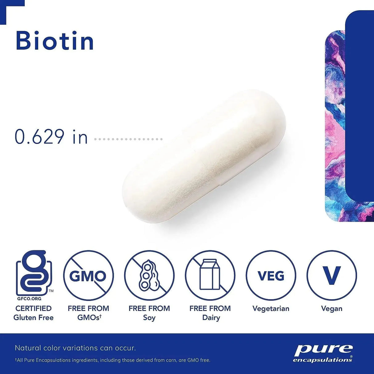 PURE ENCAPSULATIONS - Pure Encapsulations Biotin 8Mg. 60 Capsulas - The Red Vitamin MX - Suplementos Alimenticios - {{ shop.shopifyCountryName }}