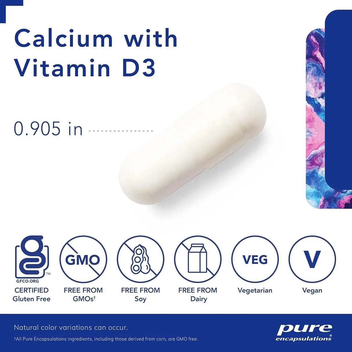 PURE ENCAPSULATIONS - Pure Encapsulations Calcium with Vitamin D3 180 Capsulas - The Red Vitamin MX - Suplementos Alimenticios - {{ shop.shopifyCountryName }}