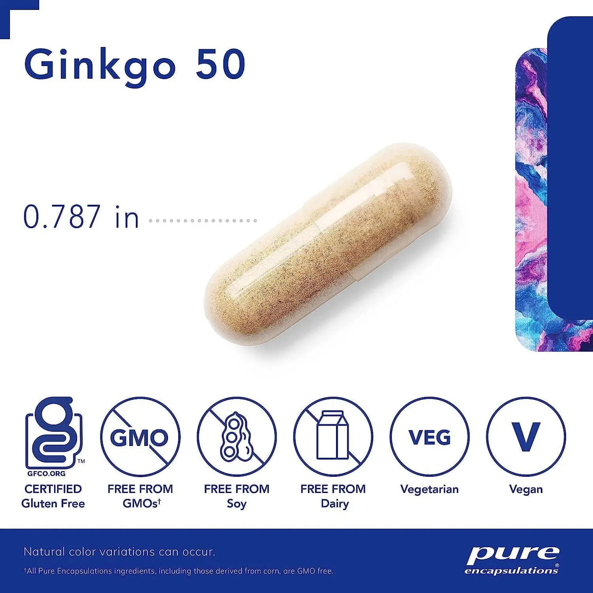PURE ENCAPSULATIONS - Pure Encapsulations Ginkgo 50 160Mg. 120 Capsulas - The Red Vitamin MX - Suplementos Alimenticios - {{ shop.shopifyCountryName }}