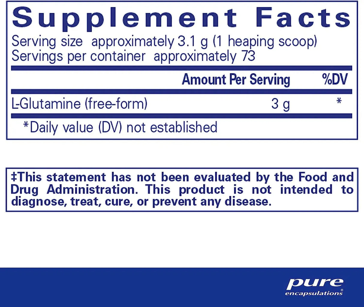 PURE ENCAPSULATIONS - Pure Encapsulations L-Glutamine Powder 227Gr. - The Red Vitamin MX - Suplementos Alimenticios - {{ shop.shopifyCountryName }}