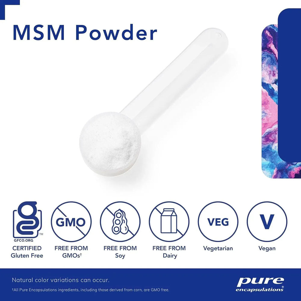 PURE ENCAPSULATIONS - Pure Encapsulations MSM Powder 227Gr. - The Red Vitamin MX - Suplementos Alimenticios - {{ shop.shopifyCountryName }}