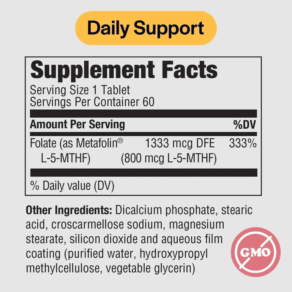 PURE FORMULAS - Pure Formulas Methylfolate 800mcg 60 Tabletas - The Red Vitamin MX - Suplementos Alimenticios - {{ shop.shopifyCountryName }}