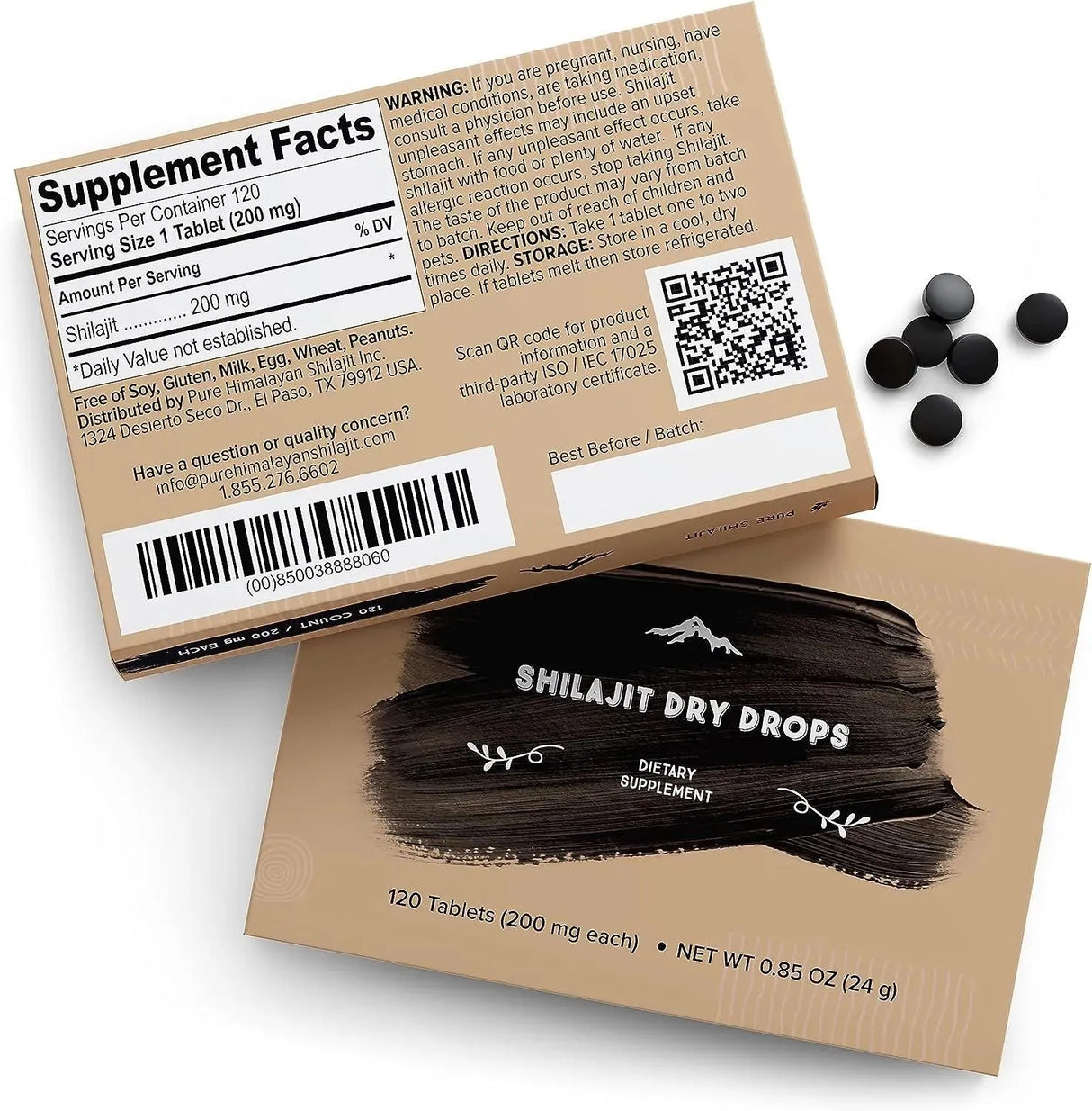 PURE HIMALAYAN SHILAJIT - Pure Himalayan Shilajit Dry Drops 120 Gotas - The Red Vitamin MX - Suplementos Alimenticios - {{ shop.shopifyCountryName }}