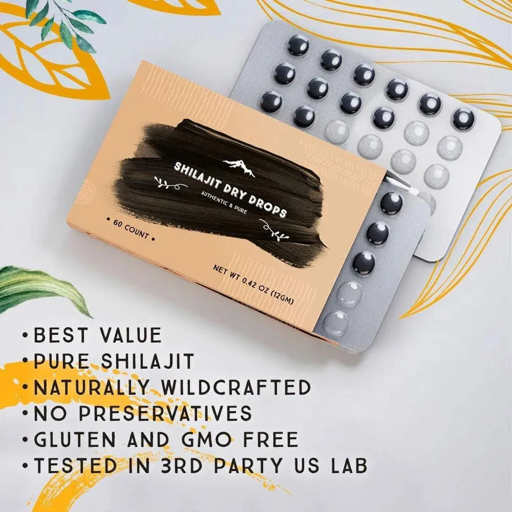 PURE HIMALAYAN SHILAJIT - Pure Himalayan Shilajit Dry Drops 120 Gotas - The Red Vitamin MX - Suplementos Alimenticios - {{ shop.shopifyCountryName }}