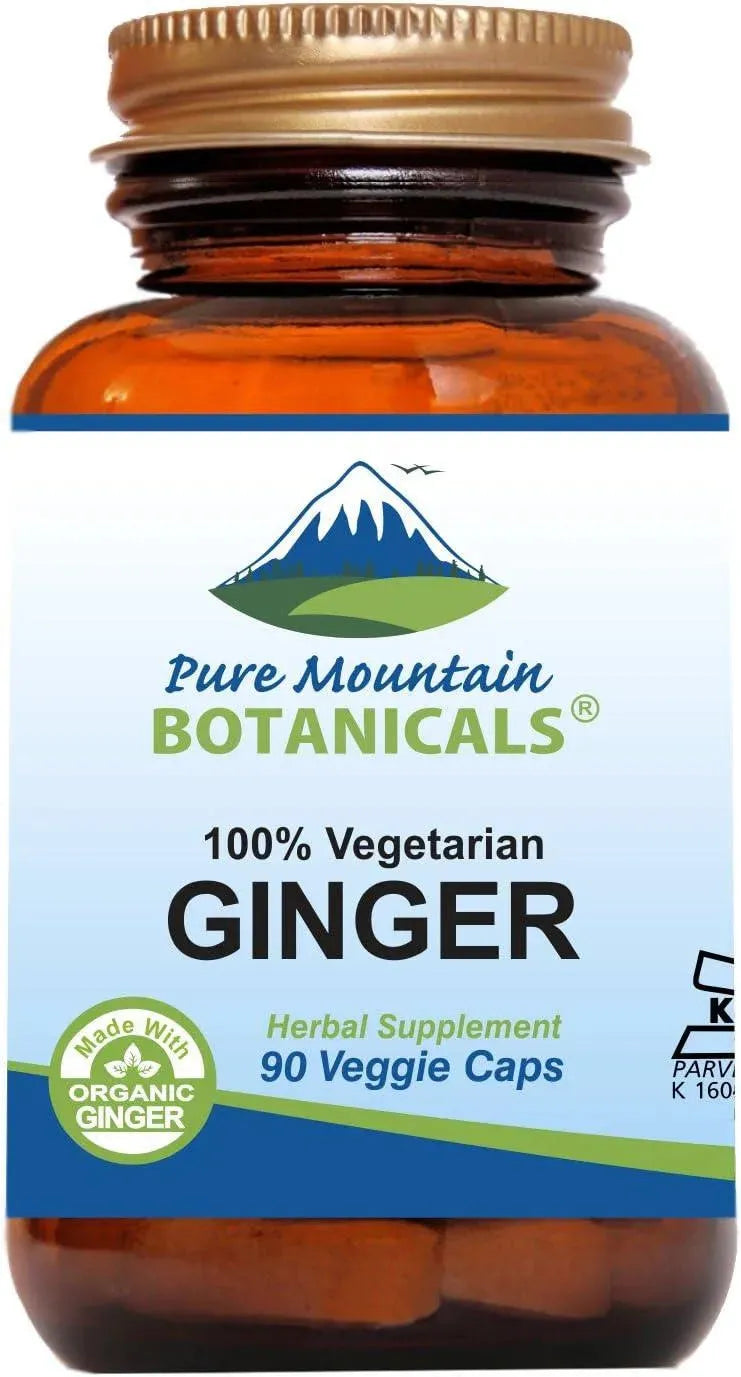 PURE MOUNTAIN BOTANICALS - Pure Mountain Botanicals Ginger 1000Mg. 90 Capsulas - The Red Vitamin MX - Suplementos Alimenticios - {{ shop.shopifyCountryName }}