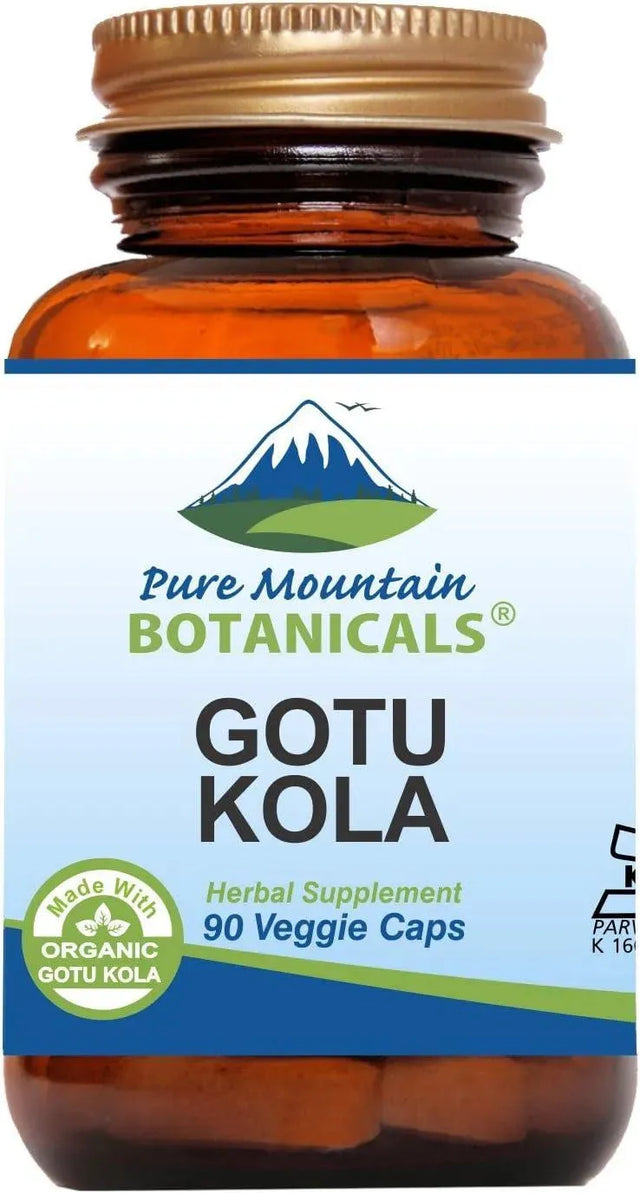 PURE MOUNTAIN BOTANICALS - Pure Mountain Botanicals Gotu Kola 90 Capsulas - The Red Vitamin MX - Suplementos Alimenticios - {{ shop.shopifyCountryName }}