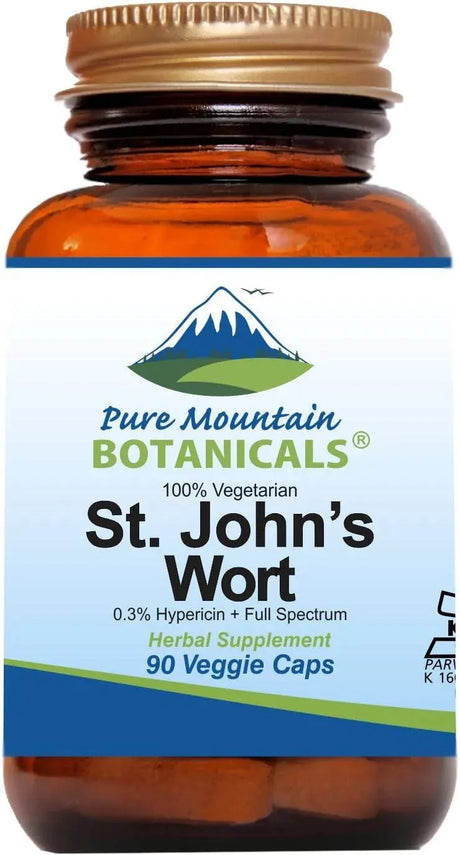 PURE MOUNTAIN BOTANICALS - Pure Mountain Botanicals St. John's Wort 450Mg. 90 Capsulas - The Red Vitamin MX - Suplementos Alimenticios - {{ shop.shopifyCountryName }}