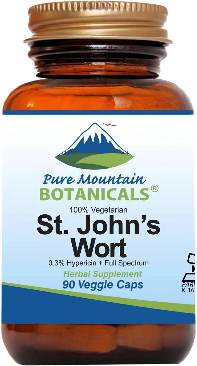 PURE MOUNTAIN BOTANICALS - Pure Mountain Botanicals St. John's Wort 450Mg. 90 Capsulas - The Red Vitamin MX - Suplementos Alimenticios - {{ shop.shopifyCountryName }}
