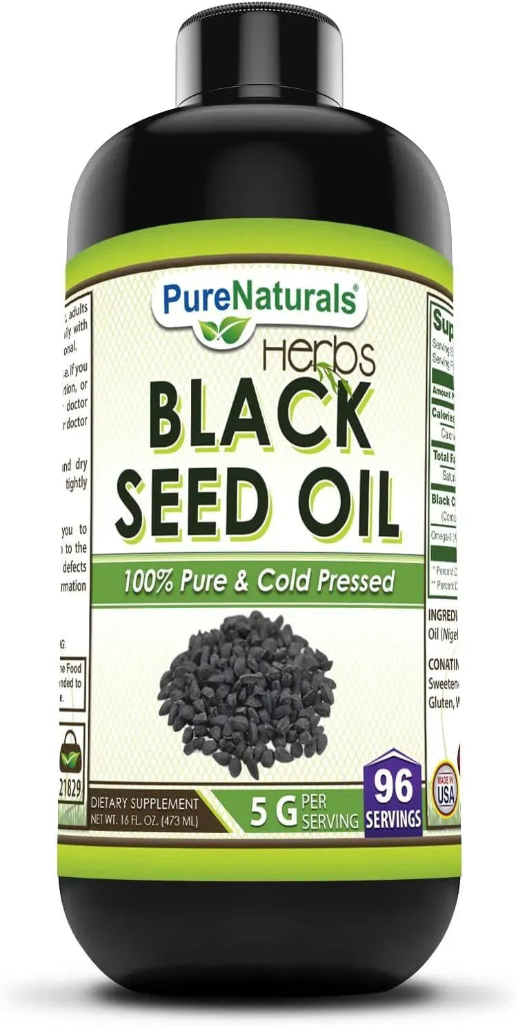 PURE NATURALS - Pure Naturals Black Seed Oil 473Ml. - The Red Vitamin MX - Suplementos Alimenticios - {{ shop.shopifyCountryName }}