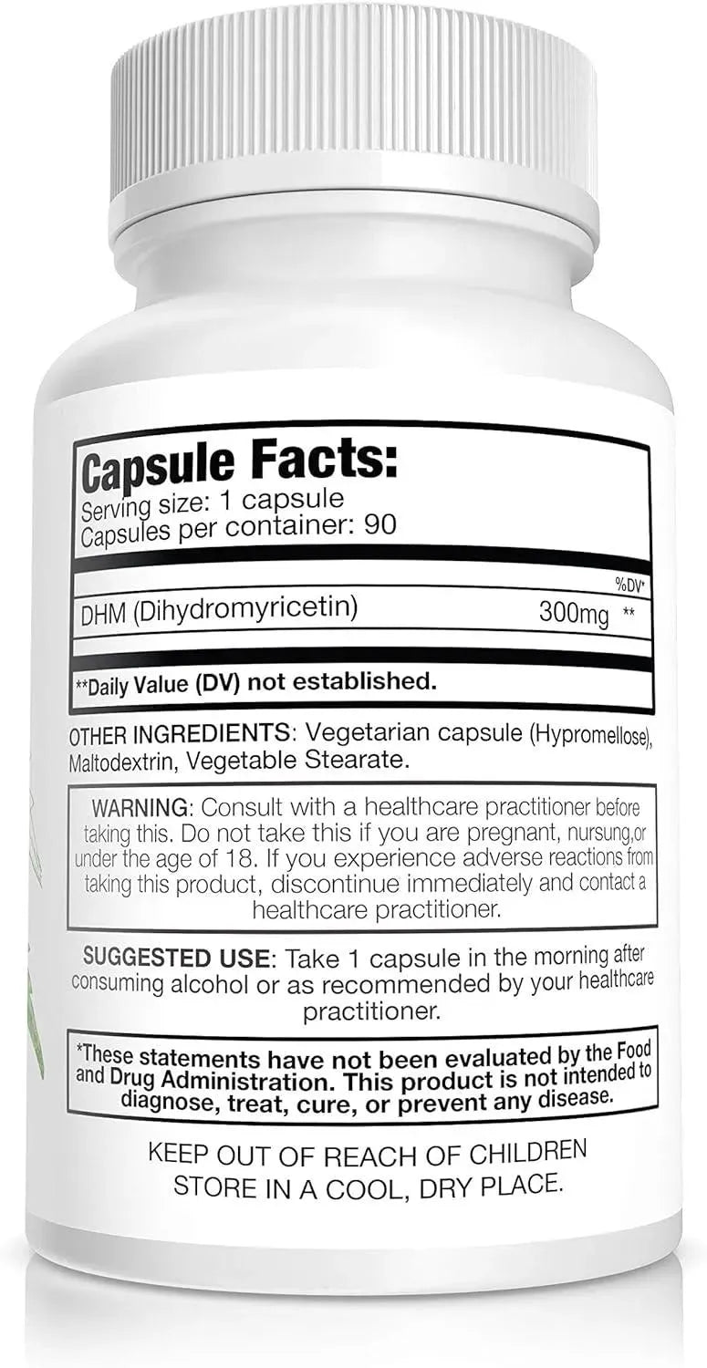 PURE NOOTROPICS - Pure Nootropics Dihydromyricetin (DHM) 300Mg. 90 Capsulas - The Red Vitamin MX - Suplementos Alimenticios - {{ shop.shopifyCountryName }}