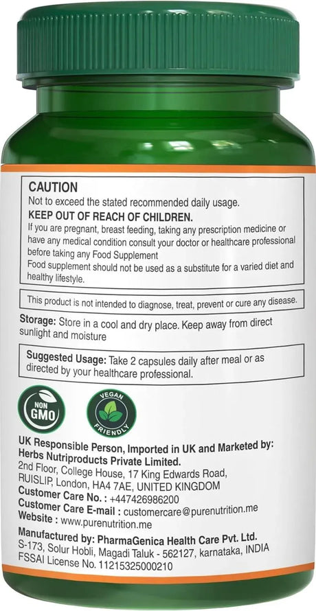 PURE NUTRITION - Pure Nutrition Amla Extract 1000Mg. 60 Capsulas - The Red Vitamin MX - Suplementos Alimenticios - {{ shop.shopifyCountryName }}