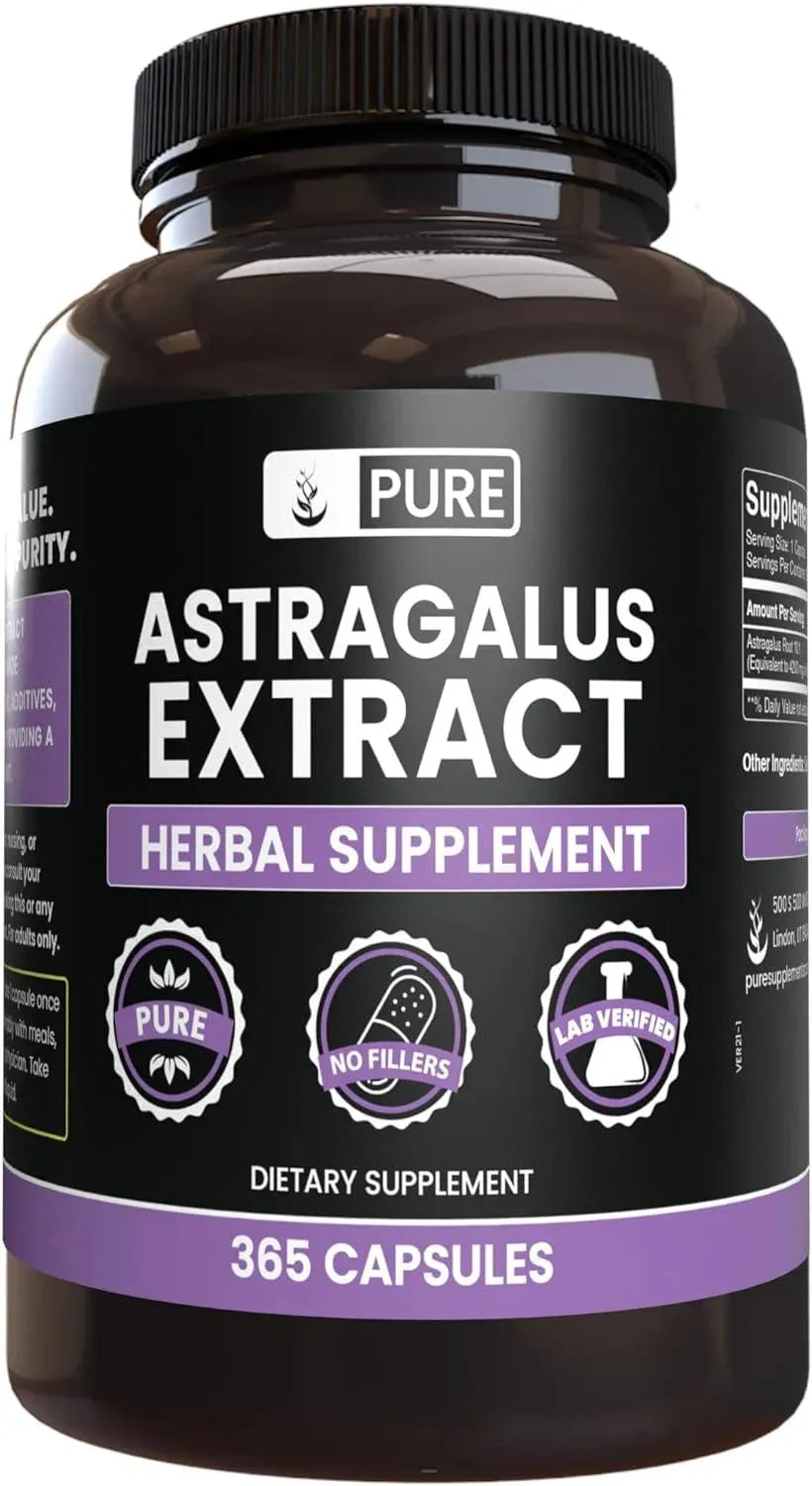 PURE ORIGINAL INGREDIENTS - Pure Original Ingredients Astragalus 365 Capsulas - The Red Vitamin MX - Suplementos Alimenticios - {{ shop.shopifyCountryName }}