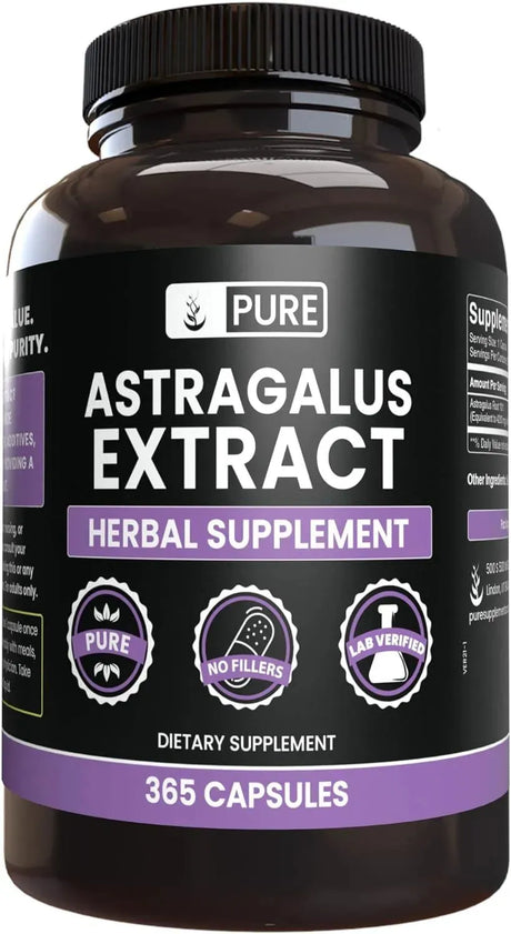 PURE ORIGINAL INGREDIENTS - Pure Original Ingredients Astragalus 365 Capsulas - The Red Vitamin MX - Suplementos Alimenticios - {{ shop.shopifyCountryName }}