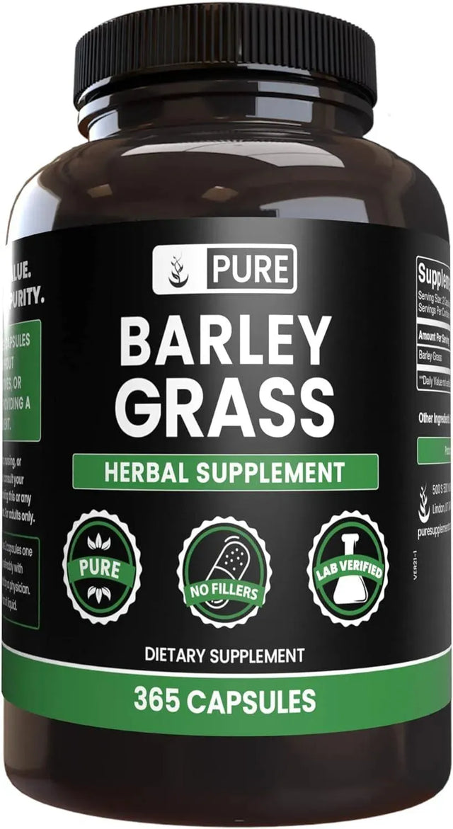 PURE ORIGINAL INGREDIENTS - Pure Original Ingredients Barley Grass 365 Capsulas - The Red Vitamin MX - Suplementos Alimenticios - {{ shop.shopifyCountryName }}