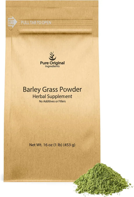 PURE ORIGINAL INGREDIENTS - PURE ORIGINAL INGREDIENTS Barley Grass Powder 453Gr. - The Red Vitamin MX - Suplementos Alimenticios - {{ shop.shopifyCountryName }}