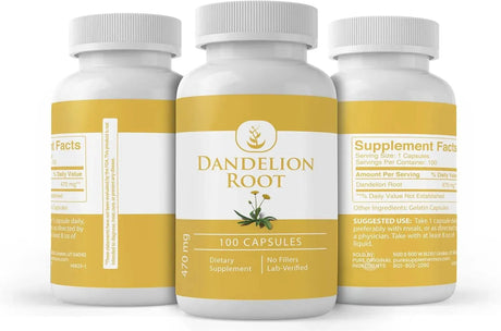 PURE ORIGINAL INGREDIENTS - Pure Original Ingredients Dandelion Root 100 Capsulas - The Red Vitamin MX - Suplementos Alimenticios - {{ shop.shopifyCountryName }}