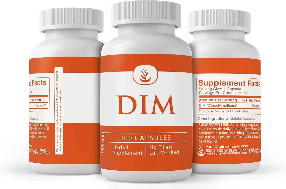 PURE ORIGINAL INGREDIENTS - Pure Original Ingredients DIM Diindolylmethane 100 Capsulas - The Red Vitamin MX - Suplementos Alimenticios - {{ shop.shopifyCountryName }}