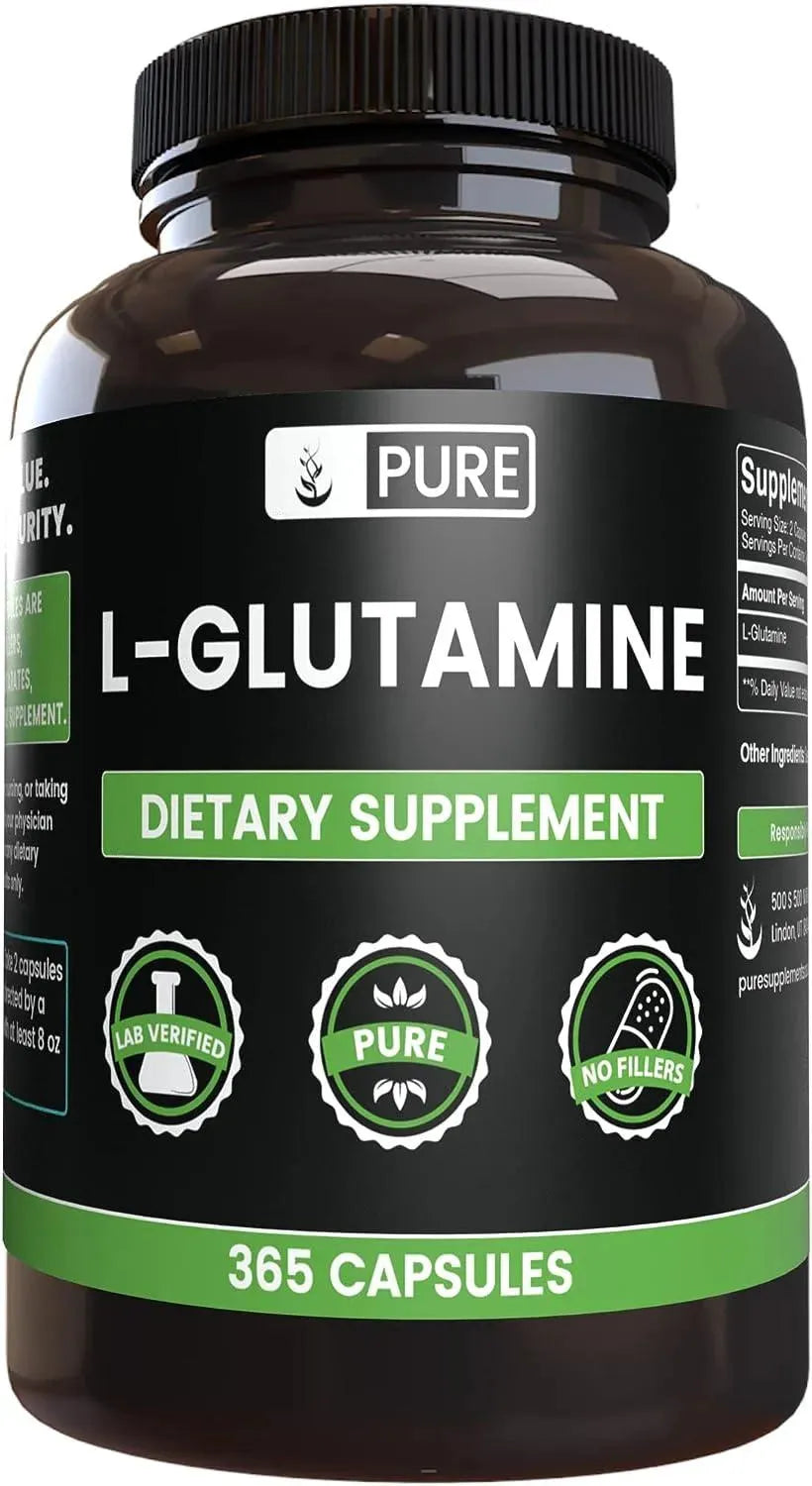 PURE ORIGINAL INGREDIENTS - Pure Original Ingredients L-Glutamine 365 Capsulas - The Red Vitamin MX - Suplementos Alimenticios - {{ shop.shopifyCountryName }}
