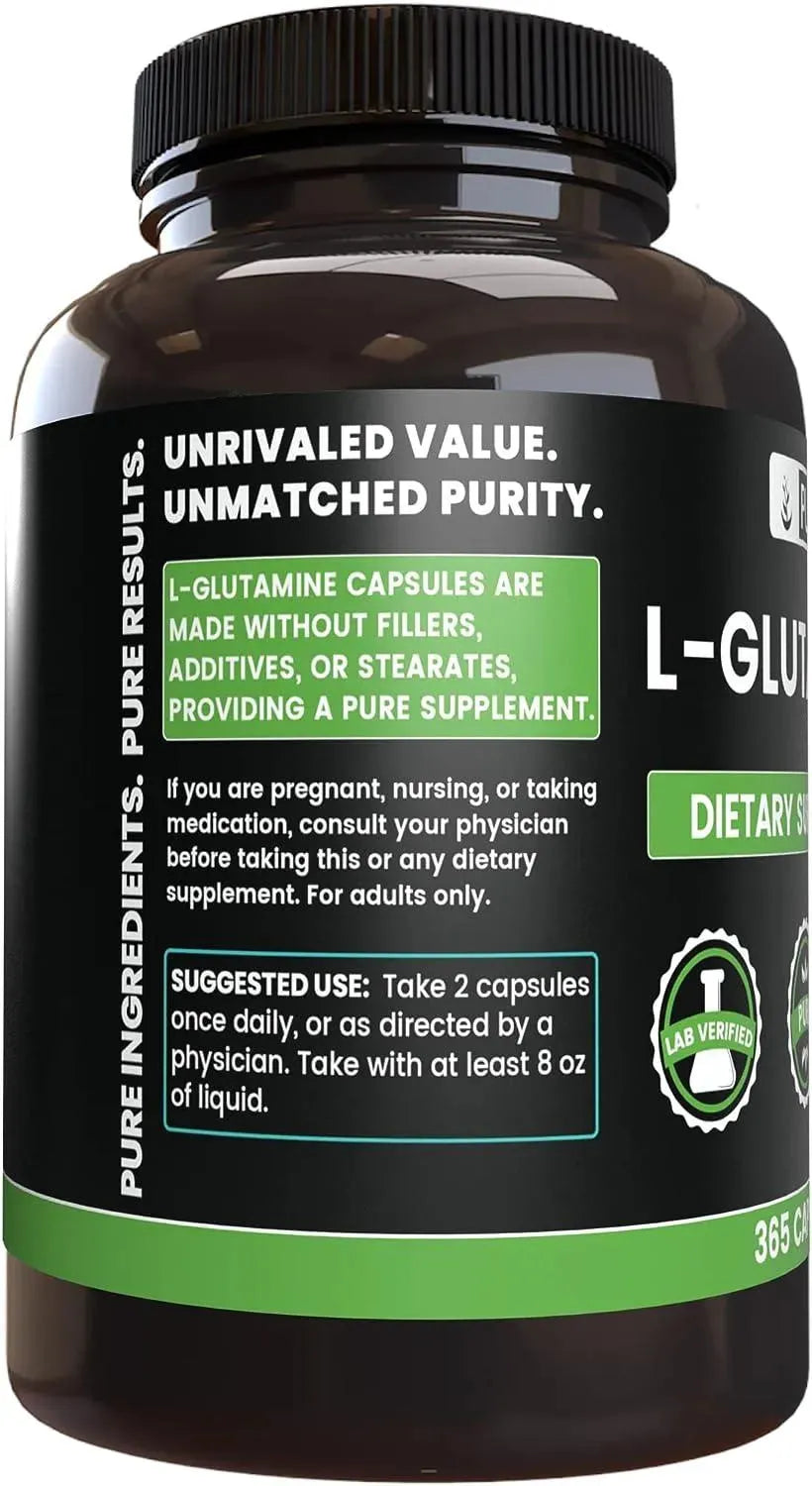 PURE ORIGINAL INGREDIENTS - Pure Original Ingredients L-Glutamine 365 Capsulas - The Red Vitamin MX - Suplementos Alimenticios - {{ shop.shopifyCountryName }}