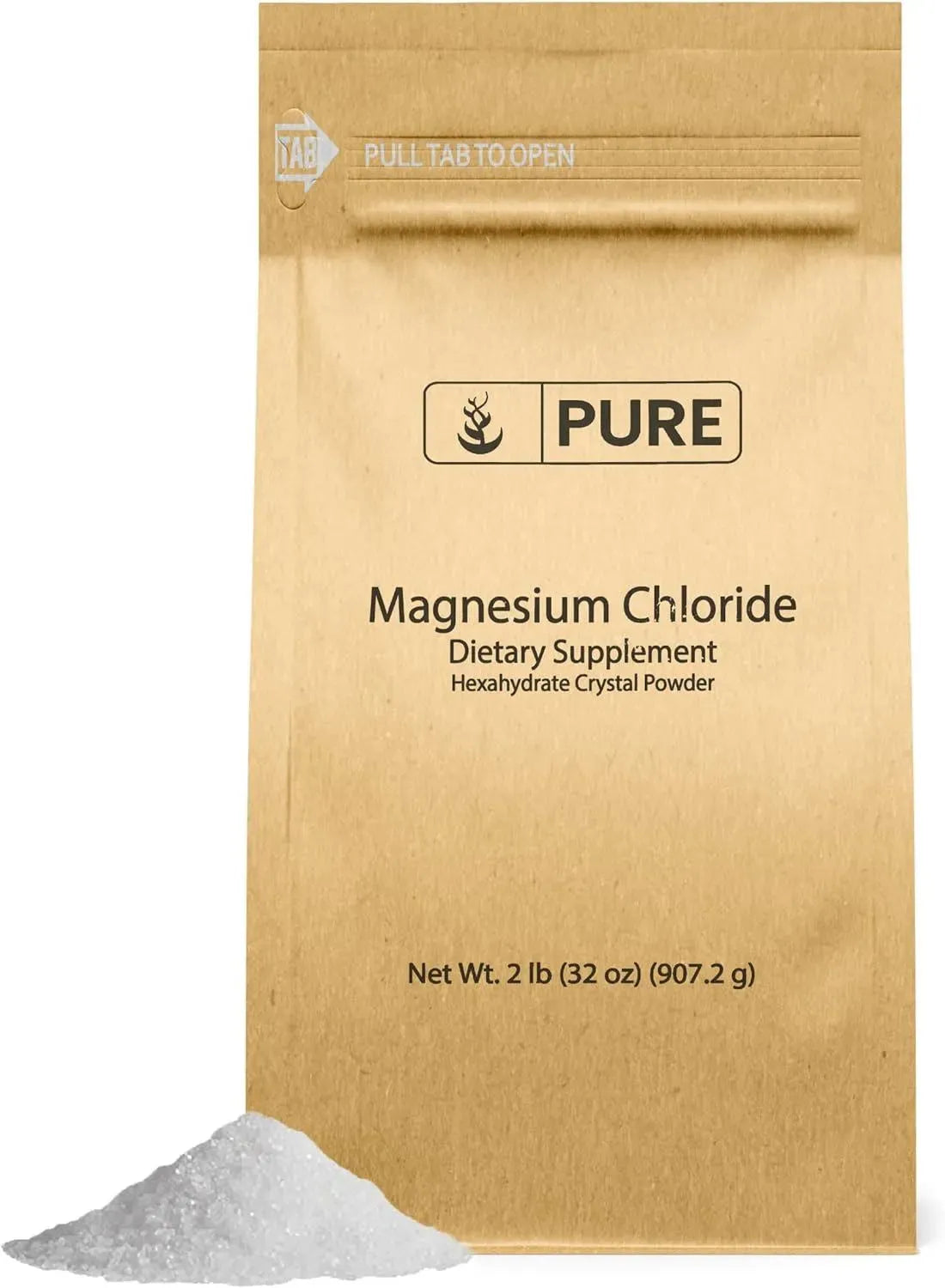 PURE ORIGINAL INGREDIENTS - Pure Original Ingredients Magnesium Chloride Powder 907.2 Gr. - The Red Vitamin MX - Suplementos Alimenticios - {{ shop.shopifyCountryName }}