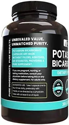 PURE ORIGINAL INGREDIENTS - Pure Original Ingredients Potassium Bicarbonate 365 Capsulas - The Red Vitamin MX - Suplementos Alimenticios - {{ shop.shopifyCountryName }}
