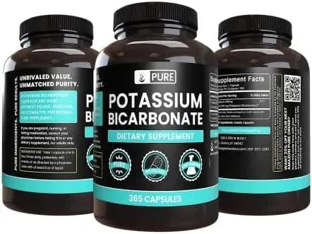 PURE ORIGINAL INGREDIENTS - Pure Original Ingredients Potassium Bicarbonate 365 Capsulas - The Red Vitamin MX - Suplementos Alimenticios - {{ shop.shopifyCountryName }}