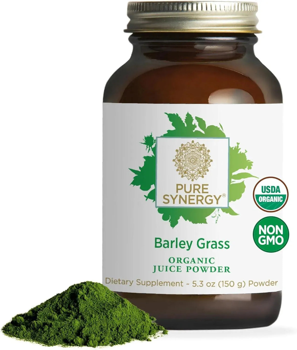 PURE SYNERGY - PURE SYNERGY Organic Barley Grass Juice Powder 150Gr. - The Red Vitamin MX - Suplementos Alimenticios - {{ shop.shopifyCountryName }}