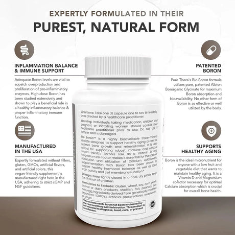 PURE THERAPRO RX - Pure TheraPro Rx Bio Boron 30Mg. 90 Capsulas - The Red Vitamin MX - Suplementos Alimenticios - {{ shop.shopifyCountryName }}