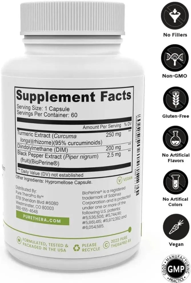 PURE THERAPRO RX - Pure Therapro Rx DIM 3+ 60 Capsulas - The Red Vitamin MX - Suplementos Alimenticios - {{ shop.shopifyCountryName }}