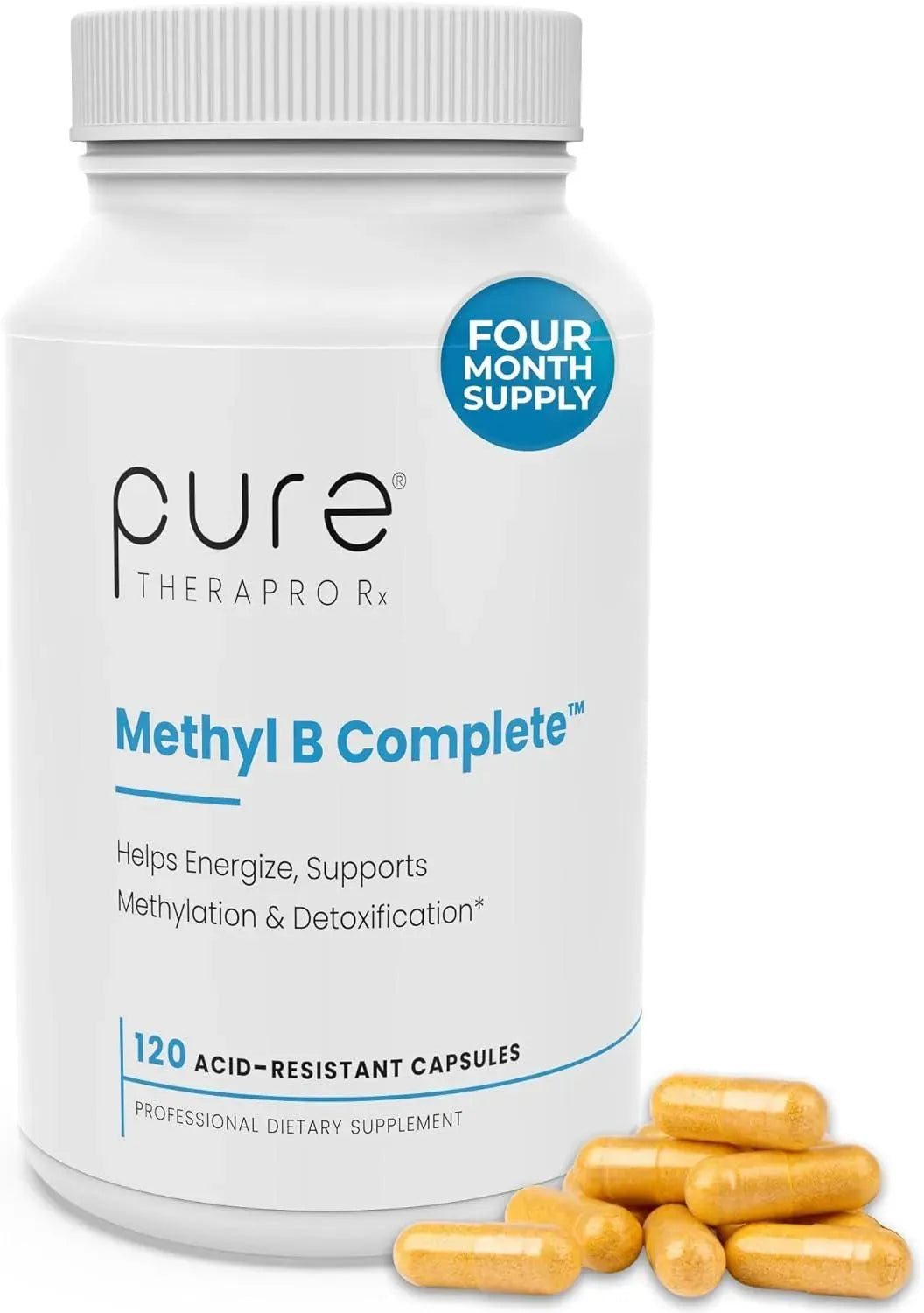 PURE THERAPRO RX - Pure Therapro Rx Methyl B Complete 120 Capsulas - The Red Vitamin MX - Suplementos Alimenticios - {{ shop.shopifyCountryName }}