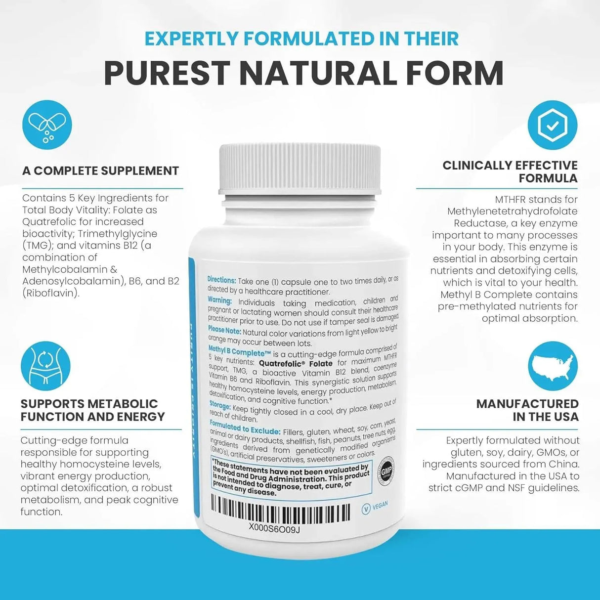 PURE THERAPRO RX - Pure Therapro Rx Methyl B Complete 60 Capsulas - The Red Vitamin MX - Suplementos Alimenticios - {{ shop.shopifyCountryName }}