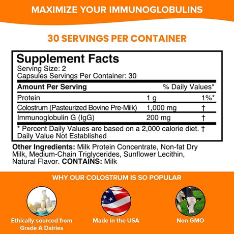 PURE VELVET - Pure Velvet Bovine Colostrum 60 Capsulas - The Red Vitamin MX - Suplementos Alimenticios - {{ shop.shopifyCountryName }}