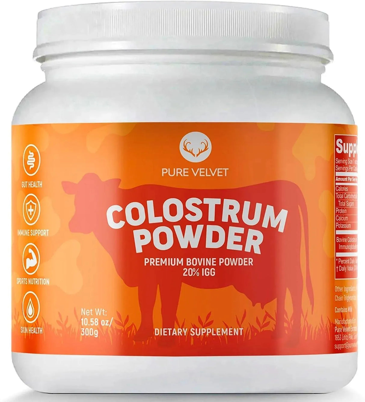 PURE VELVET - Pure Velvet Colostrum Powder 10Oz. - The Red Vitamin MX - Suplementos Alimenticios - {{ shop.shopifyCountryName }}