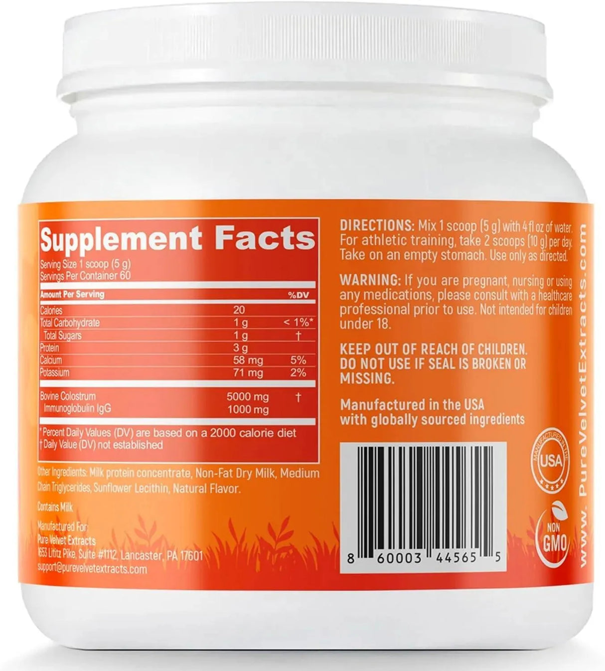 PURE VELVET - Pure Velvet Colostrum Powder 10Oz. - The Red Vitamin MX - Suplementos Alimenticios - {{ shop.shopifyCountryName }}