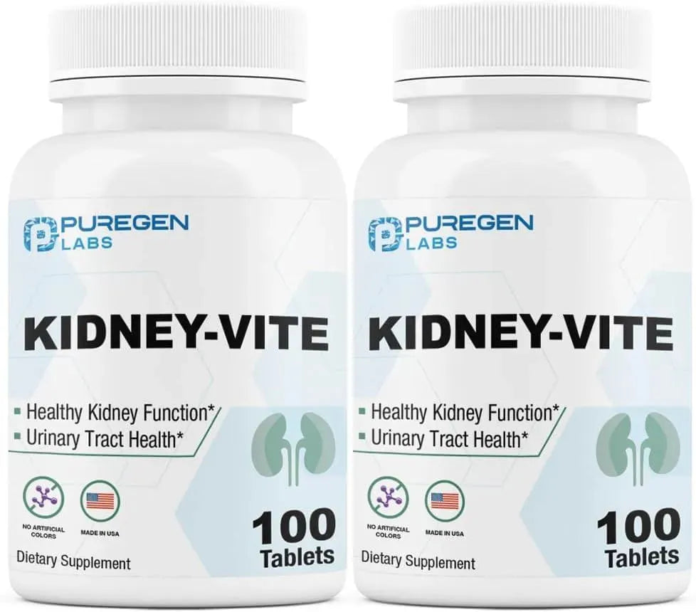 PUREGEN LABS - Puregen Labs Kidney-Vite 100 Tabletas 2 Pack - The Red Vitamin MX - Suplementos Alimenticios - {{ shop.shopifyCountryName }}