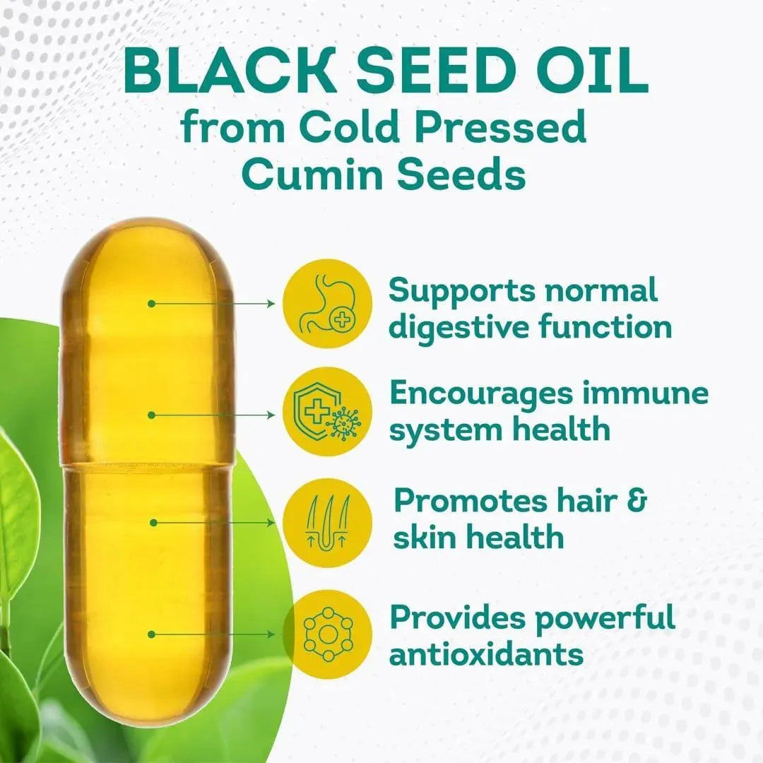 PUREPREMIUM SUPPLEMENTS - PurePremium Black Seed Oil 500Mg. 90 Capsulas - The Red Vitamin MX - Suplementos Alimenticios - {{ shop.shopifyCountryName }}