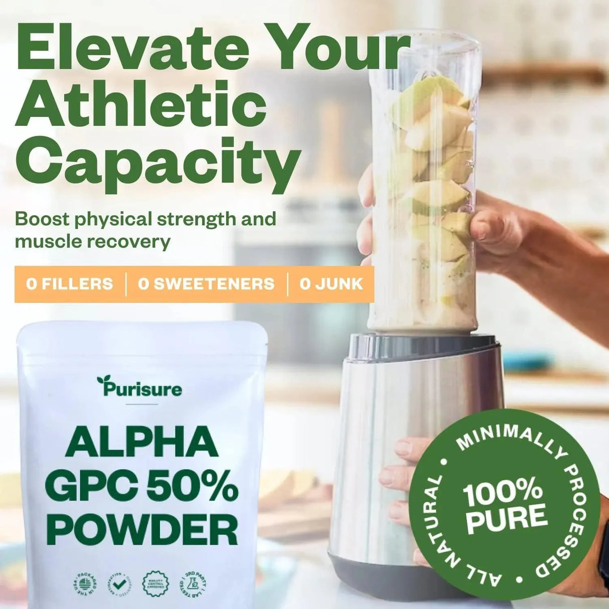 PURISURE - Purisure Alpha GPC 50% Powder 25Gr. - The Red Vitamin MX - Suplementos Alimenticios - {{ shop.shopifyCountryName }}