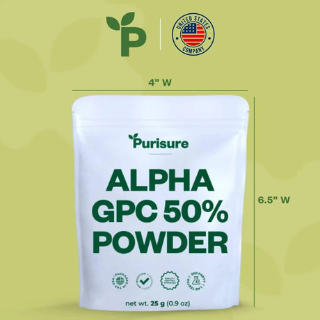 PURISURE - Purisure Alpha GPC 50% Powder 25Gr. - The Red Vitamin MX - Suplementos Alimenticios - {{ shop.shopifyCountryName }}
