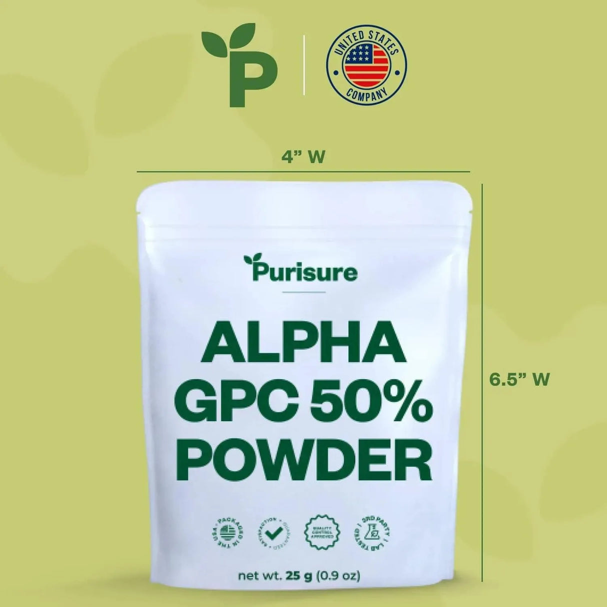 PURISURE - Purisure Alpha GPC 50% Powder 25Gr. - The Red Vitamin MX - Suplementos Alimenticios - {{ shop.shopifyCountryName }}