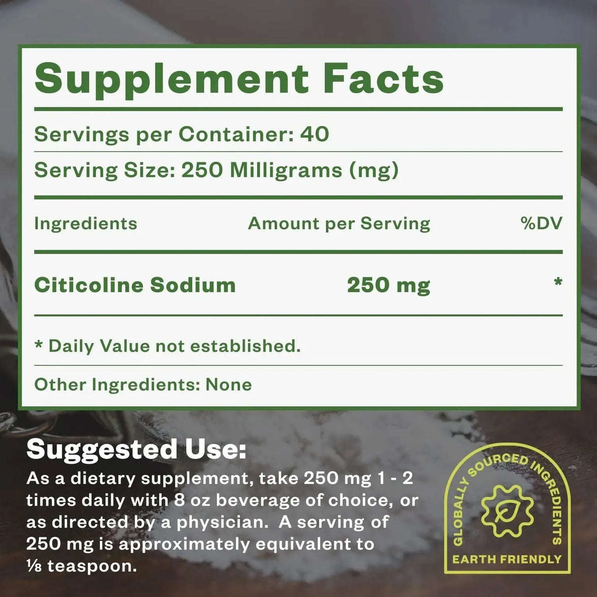 PURISURE - Purisure CDP Choline Citicoline Powder 10Gr. - The Red Vitamin MX - Suplementos Alimenticios - {{ shop.shopifyCountryName }}