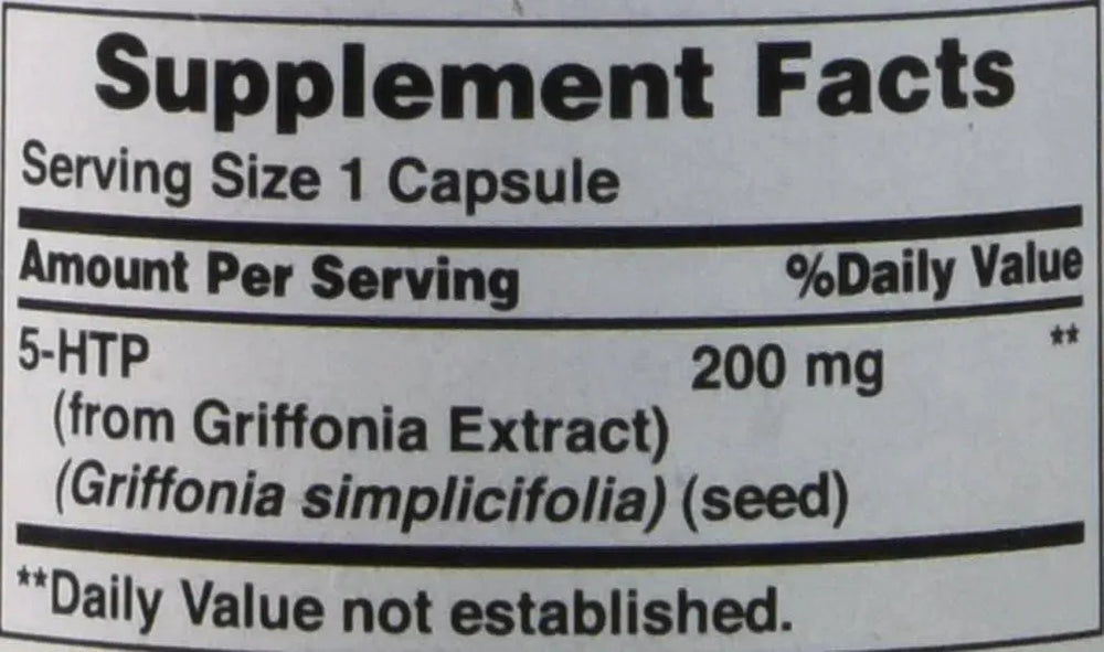 PURITAN'S PRIDE - Puritan's Pride 5-hTP 200Mg. 60 Capsulas - The Red Vitamin MX - Suplementos Alimenticios - {{ shop.shopifyCountryName }}
