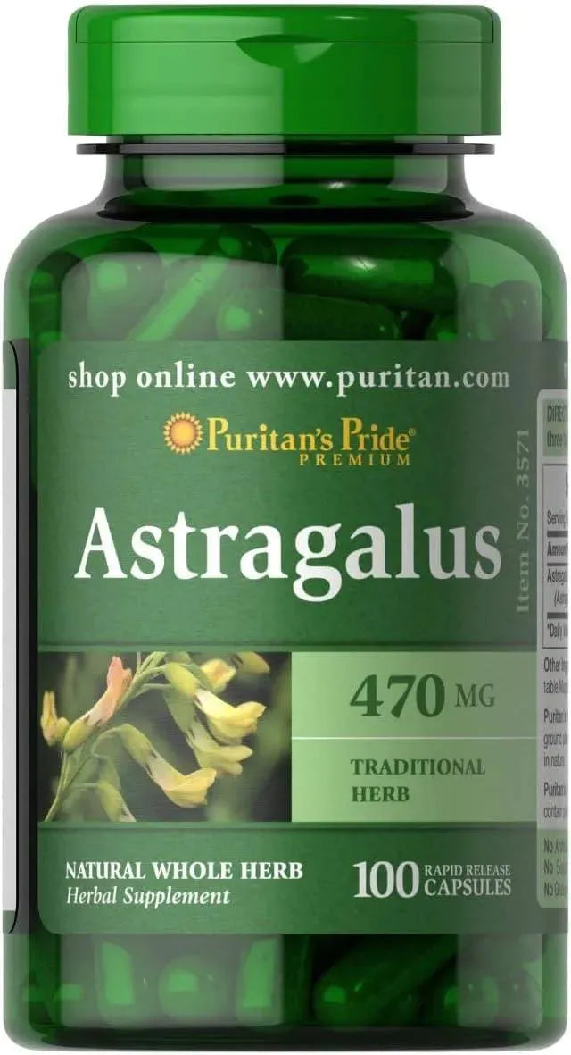 PURITAN'S PRIDE - Puritan's Pride Astragalus 470Mg. 100 Capsulas - The Red Vitamin MX - Suplementos Alimenticios - {{ shop.shopifyCountryName }}