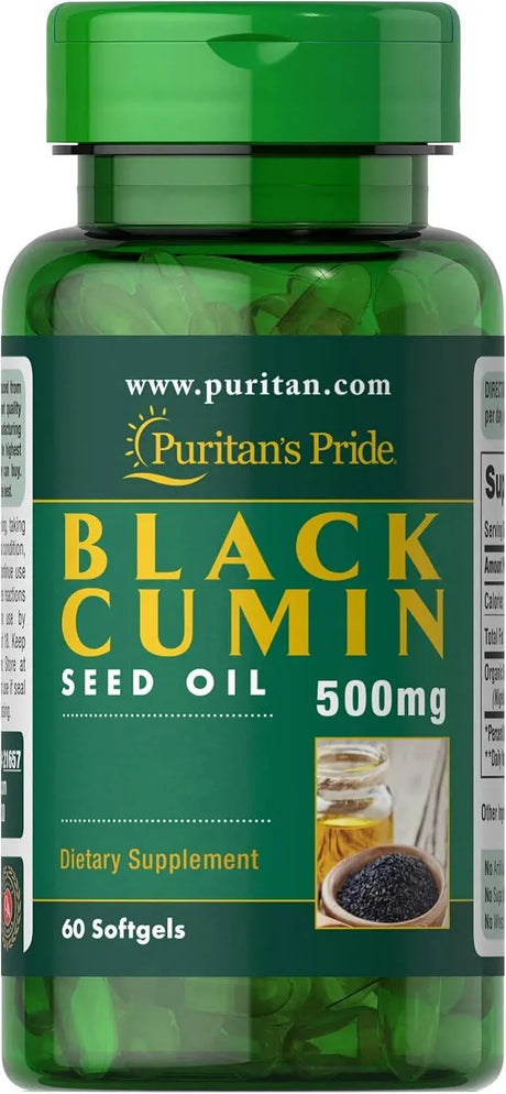 PURITAN'S PRIDE - Puritan's Pride Black Cumin Seed Oil 500Mg. 60 Capsulas Blandas - The Red Vitamin MX - Suplementos Alimenticios - {{ shop.shopifyCountryName }}