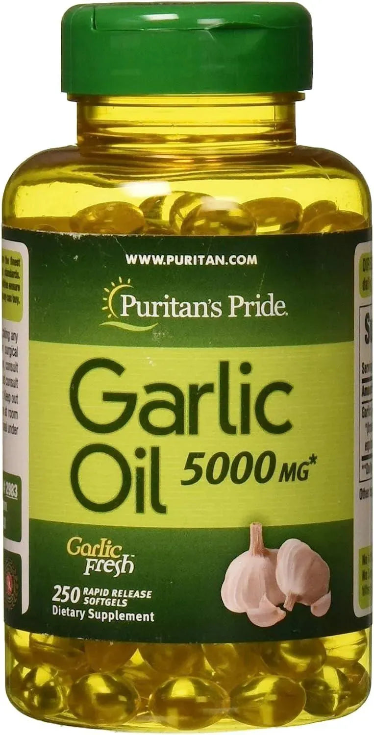 PURITAN'S PRIDE - Puritan's Pride Garlic Oil 5000Mg. 250 Capsulas Blandas - The Red Vitamin MX - Suplementos Alimenticios - {{ shop.shopifyCountryName }}