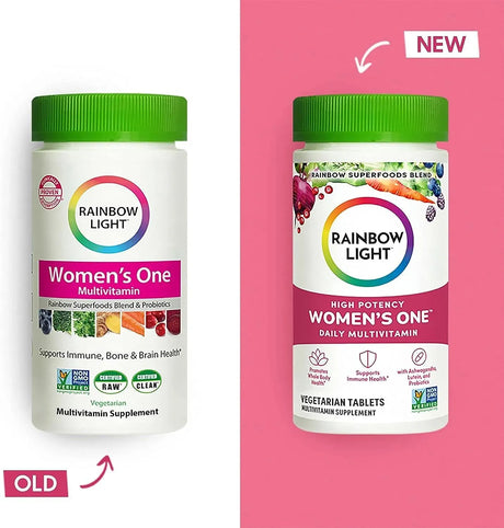 RAINBOW LIGHT - Rainbow Light Multivitamin for Women 150 Tabletas - The Red Vitamin MX - Suplementos Alimenticios - {{ shop.shopifyCountryName }}